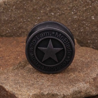 Бусина MR BLADE ЗВЕЗДА ЧЕРНАЯ