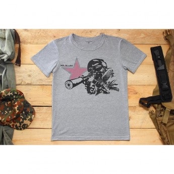 Футболка MR BLADE ВЕЖЛИВЫЕ ЛЮДИ (СВЕТЛО-СЕРЫЙ) L Футболка MR BLADE ВЕЖЛИВЫЕ ЛЮДИ (СВЕТЛО-СЕРЫЙ) L